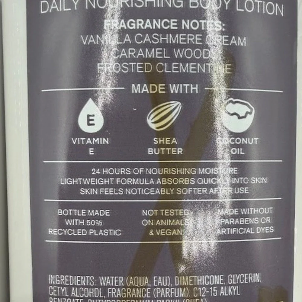 Bath & Body Works Snowflakes & Cashmere Daily Nourishing Body Lotion 8-Pack 8oz